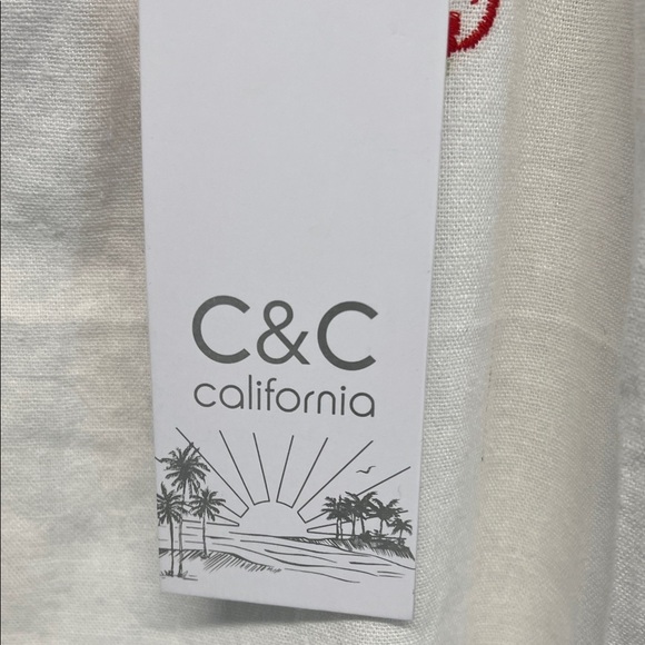 C&C California | White Embroidered Sundress w/Fruit - Picture 2 of 14